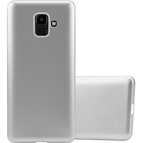 Cadorabo Case, združljiv s Samsungom v kovinskem srebru - za&amp;scaron;čitni pokrov, narejen iz fleksibilnega silikona TPU, (20590103) Slike