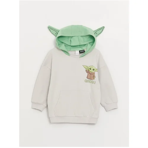 LC Waikiki Long Sleeve Star Wars Printed Baby Boy Hoodie