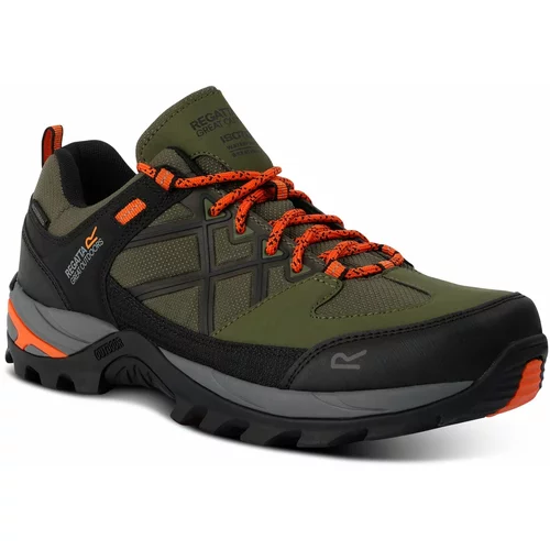 Regatta Trekking čevlji Samaris III Low RMF835 Cypress Green/Blaze Orange ND1