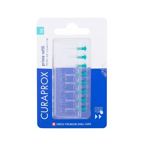 Curaprox Prime Refill CPS 0,6 - 2,2 mm nadomestne medzobne ščetke 8 ks unisex