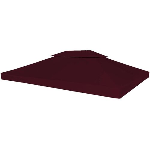  Streha za paviljon 2-delna 310 g/m² 4x3 m bordo, (20580628) Cene