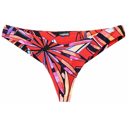 Desigual Bikini donji dio 'Playa' svijetloljubičasta / ciglasto crvena / roza / crna