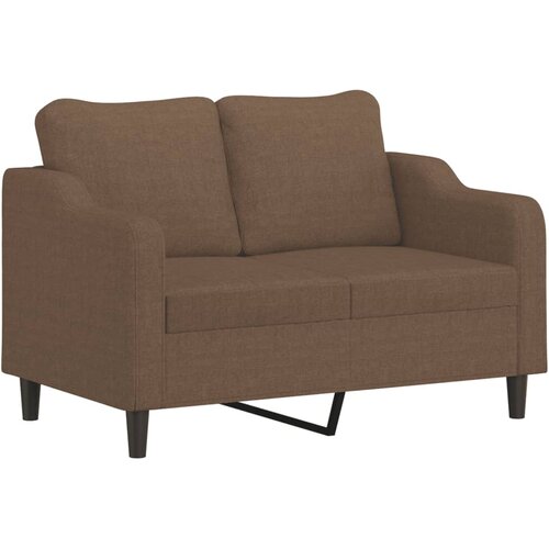  4-dijelni set sofa s jastucima smeđi od tkanine Slike