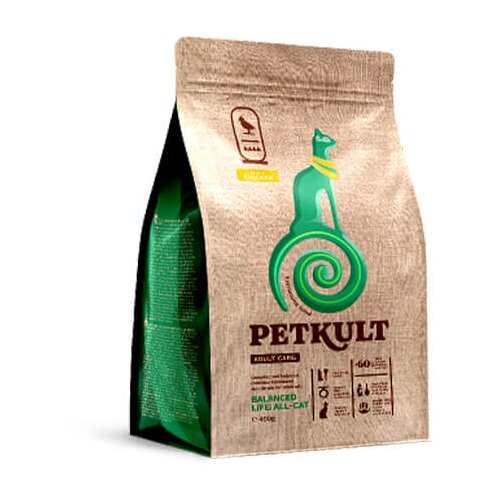 Petkult Cat Adult Care Balanced Life - piščanec 400 g Cene
