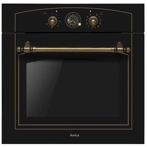 Amica Ugradbena pećnica TR110TB, Retro, crna 58842 Slike