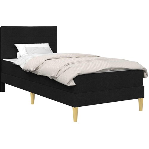  Krevetna konstrukcija Crna 90 x 200 cm Poliester Slike