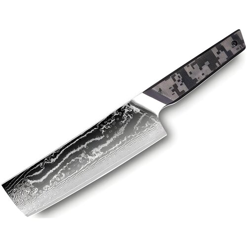 IZMAEL Damaščanski kuhinjski nož TA-37576 - Nakiri / Črna / Siva Cene