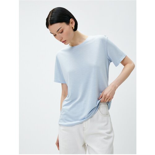 Koton basic Modal T-Shirt Short Sleeve Slike