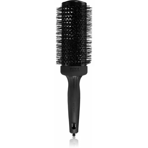 Olivia Garden Black Label Speed Wavy Bristles okrogla krtača za lase za hitrejše sušenje las ø 55 mm 1 kos
