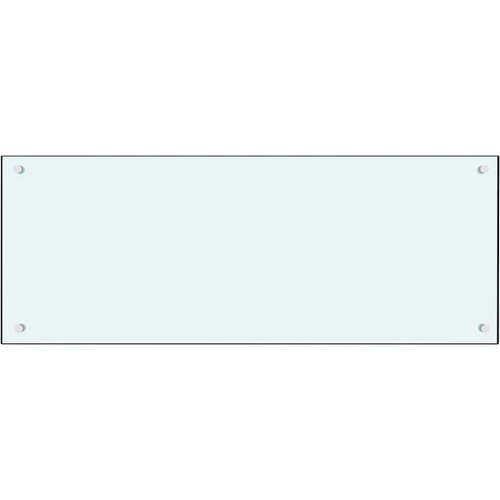  Kuhinjski zid 2 pcs Bijelo 100 x 40 cm Staklo otporno na udarce Slike