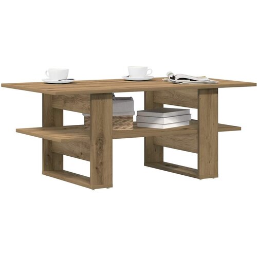  Stolić z kavu boja hrasta artisan 102x55x42cm konstruirano drvo Cijene