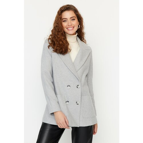 Trendyol Coat - Gray - Basic Slike