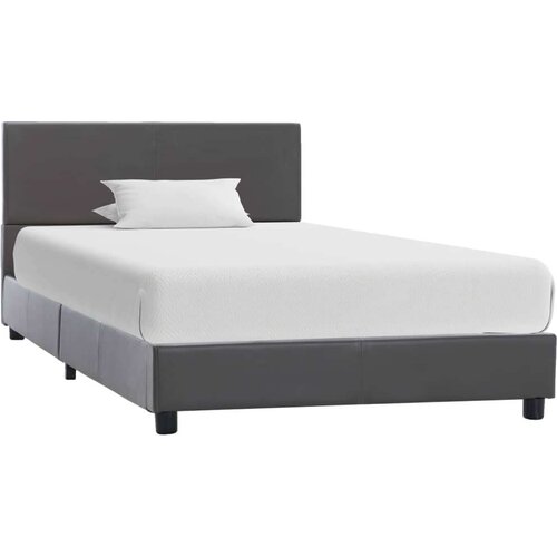 vidaXL Okvir za krevet od umjetne kože sivi 100 x 200 cm Cene