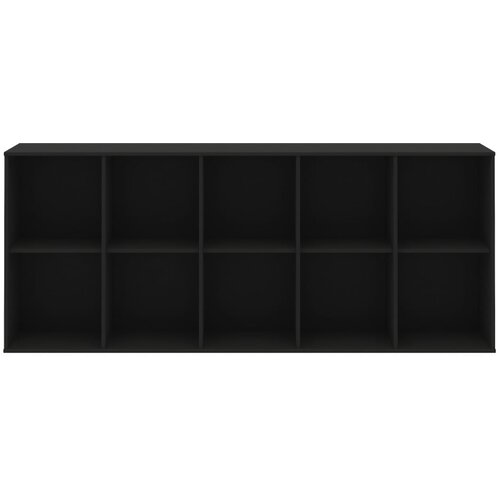 Hammel Furniture Črn modularni sistem polic 169x69 cm Mistral Kubus - Hammel Furniture Slike