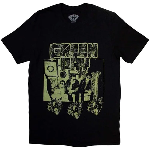 Green Day Majica Rev Radio Unisex Black S