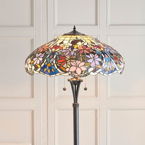  endon 64323 - podna lampa tiffany sullivan 2xE27/60W/230V prečnik 56 cm Slike