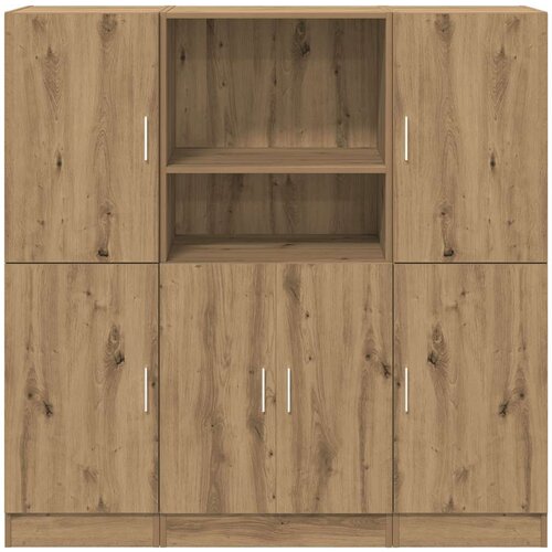  3-dijelni set kuhinjskih ormarića Artisan hrast izrađen od drva - hrast artisan 1 Slike