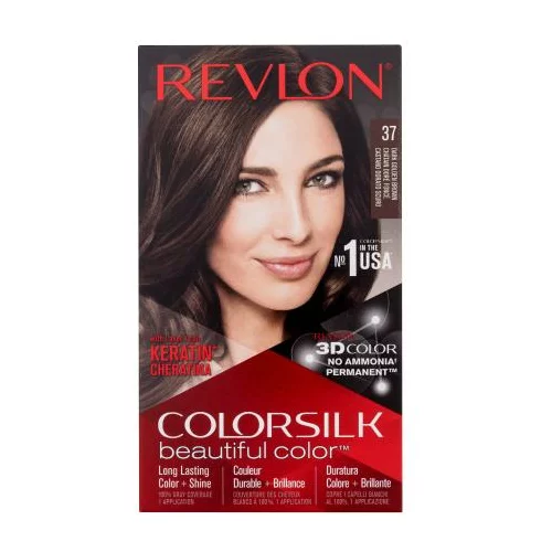 Revlon Colorsilk Beautiful Color boja za kosu obojena kosa 59.1 ml Nijansa 37 dark golden brown za ženske