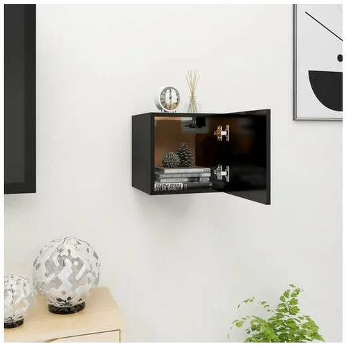  Stenska TV omarica črna 30,5x30x30 cm