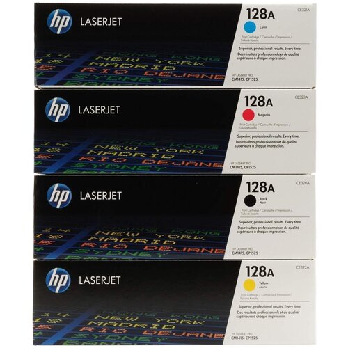  HP 128A komplet BK/C/M/Y (CE320A-3A) - original MEGA AKCIJA z BREZPLAČNO DOSTAVO! Slike
