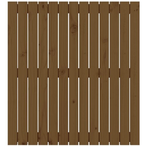  Uzglavlje za krevet boja meda 82,5 x 3 x 90 cm masivna borovina Slike