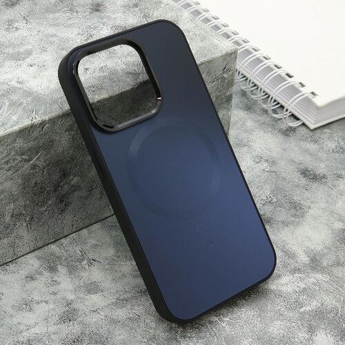  Maska COLOR METAL MagSafe za iPhone 15 Pro/ crna Cene
