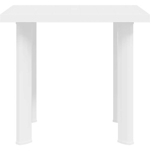  Vrtni stol bijeli 80 x 75 x 72 cm plastični Slike