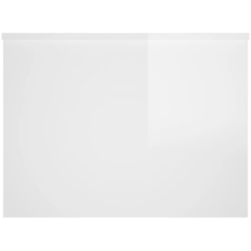  Stolić za kavu sjajni bijeli 80x55,5x41,5 cm konstruirano drvo Slike