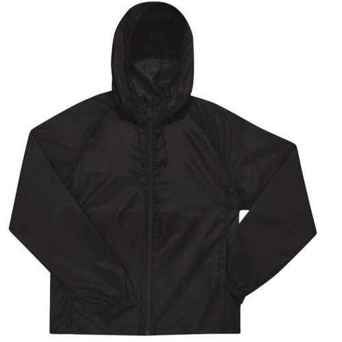  VJETROVKA S KAPULJAČOM ZIP UNISEX B&C # RESET LINED WINDBREAKER CRNA L Cene