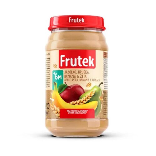 Frutek kašica jabuka, kruška, banana i žit. 190g Cijene