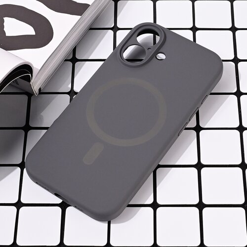  Torbica Magsafe Pure color za iPhone 16 6.1 siva Cene