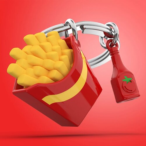 Metalmorphose Privjesak French Fries Slike