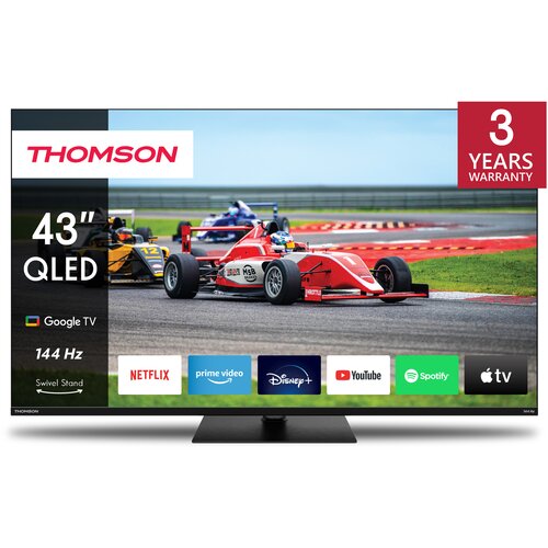 Thomson 43QG7C14 TV 109.2 cm (43) 4K Ultra HD Smart TV Wi-Fi Black Slike
