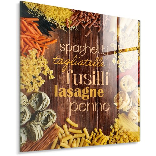 Styler Steklena slika 30x30 cm Pasta &amp;ndash; Slike