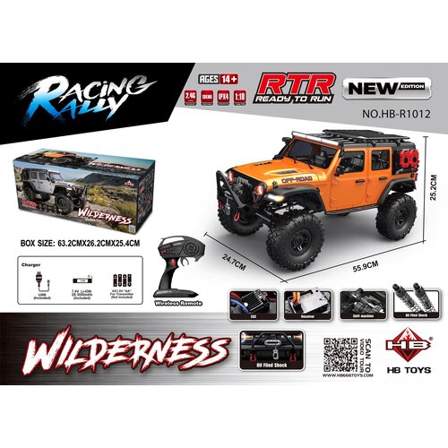  Auto na daljnisko upravljanje WILDERNESS RTR 1:10 - narančasti Cijene