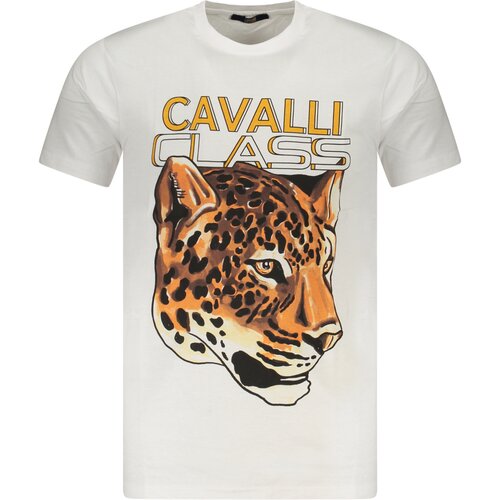 Cavalli Class SHORT SLEEVE T-SHIRT MEN WHITE Slike