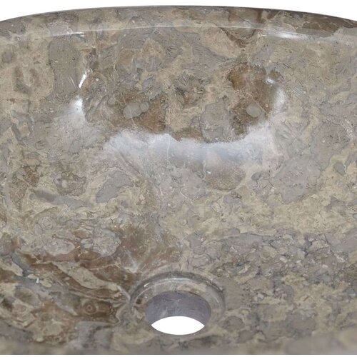 VidaXL Umivaonik sivi 53 x 40 x 15 cm mramorni Slike