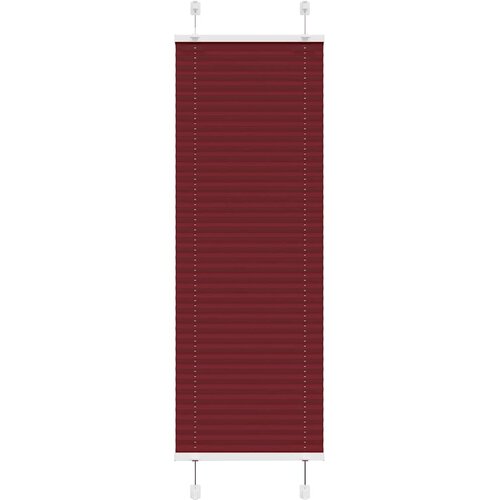 vidaXL Plisirana žaluzija bordo rdeča 50x150 cm širina blaga 49,4 cm poliester, (5000297226) Cene