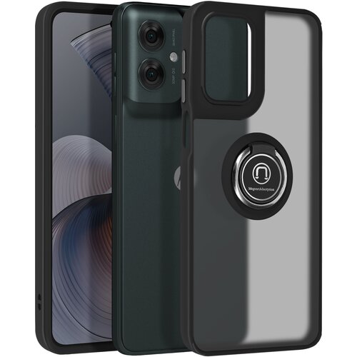 AVIZAR ohi&scaron;je za motorolo moto G55 metal ring video support, črna, (5000017008) Cene