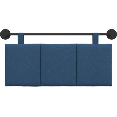  Držeće uzglavlje Zidne Prugasti Plava 110 x 55 x 5 cm tkanina - Plava 100 cm bez LED Slike