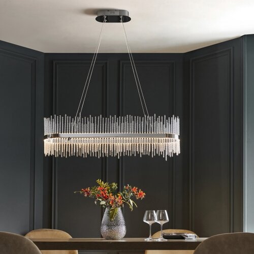  Endon 107109 - LED luster na sajli LED/47W/230V 3000K sjajni hrom Slike