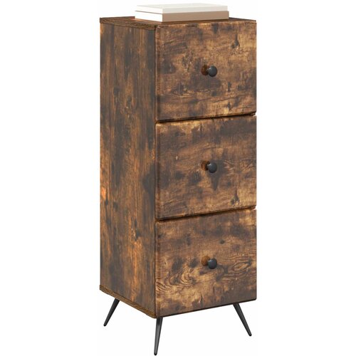  Ormar s ladicama Dimljeni hrast 33 x 34,5 x 90 cm Slike