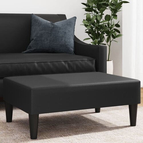 vidaXL Stolček za noge črn 77x55x31 cm umetno usnje Cene
