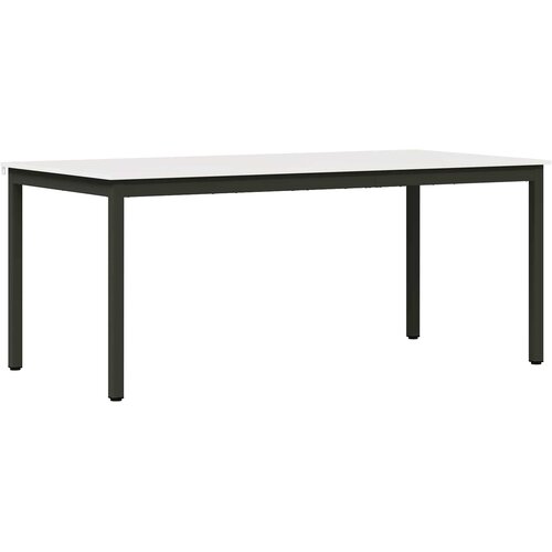  Stol za objedovanje Bijelo 180 x 90 x 75 cm Čvrsto borovo drvo Slike