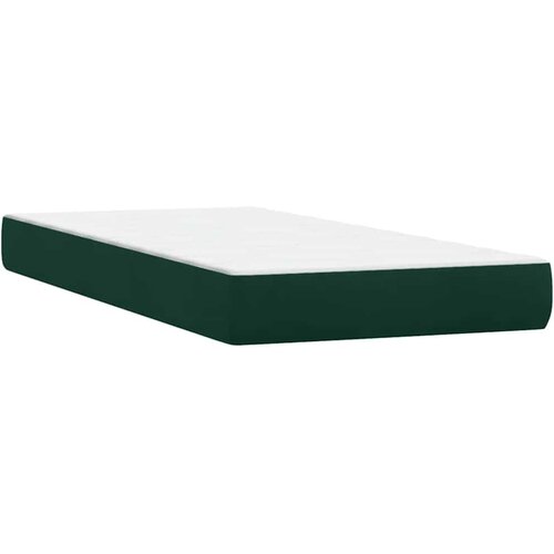 Box Spring krevet s madracem tamnozeleni 80x220 cm bar&amp;scaron;un Slike
