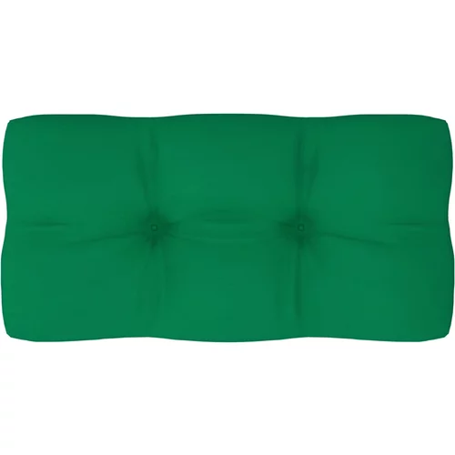 vidaXL Blazina za kavč iz palet zelena 80x40x10 cm
