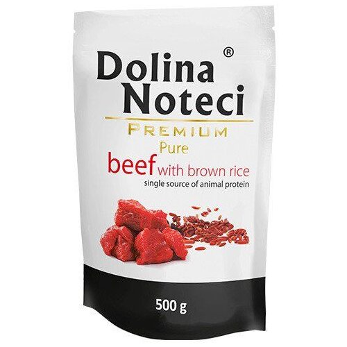 DOLINA Noteci Premium Pure Dog Adult Govedina sa Braon Pirinčem 500g Cene