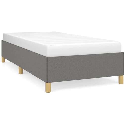  Posteljni okvir temno siv 90x200 cm blago, (20724470) Slike