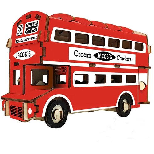  3d drvena slagalica - Engleski dupli bus Cene