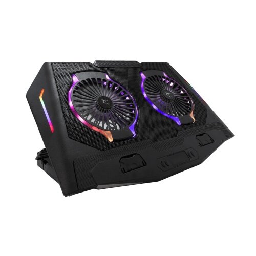 WHITESHARK GCP 10 ICE SHADOW / 2 vent. RGB Cooling Pad Slike